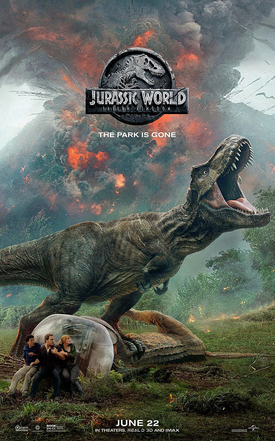 Jurassic World Fallen Kingdom .5 Mixed Media by Movie Poster Prints