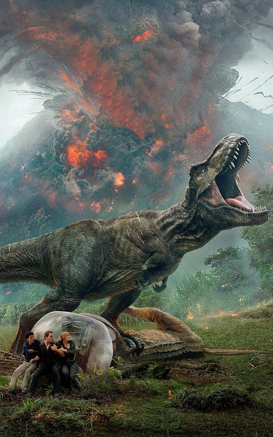 Jurassic World Fallen Kingdom  Mixed Media by Movie Poster Prints