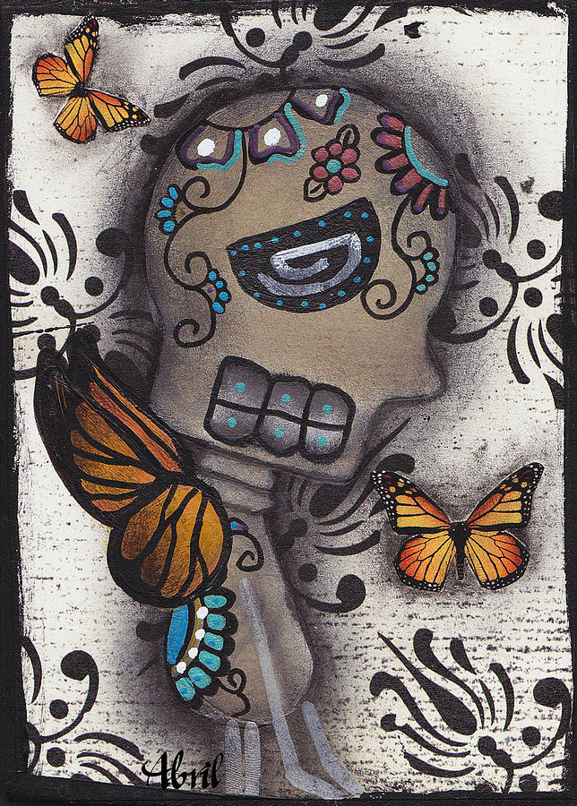 Just a Butterfly  Painting by Abril Andrade
