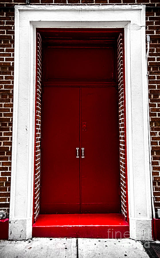 Just A Plain Red Door? Photograph by James Aiken