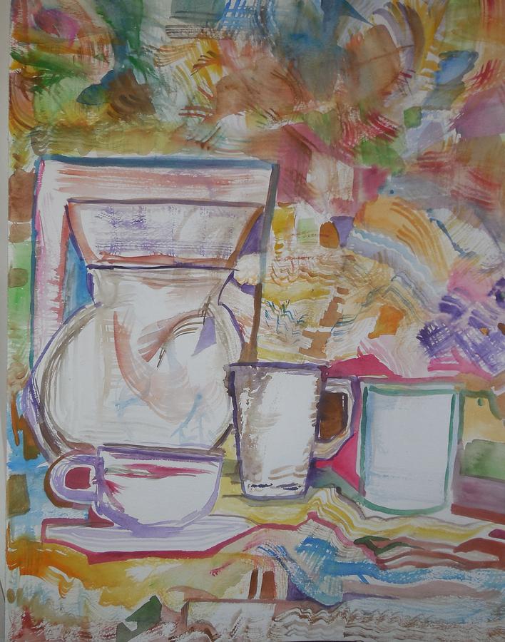 Just Add Coffee Painting by James Christiansen