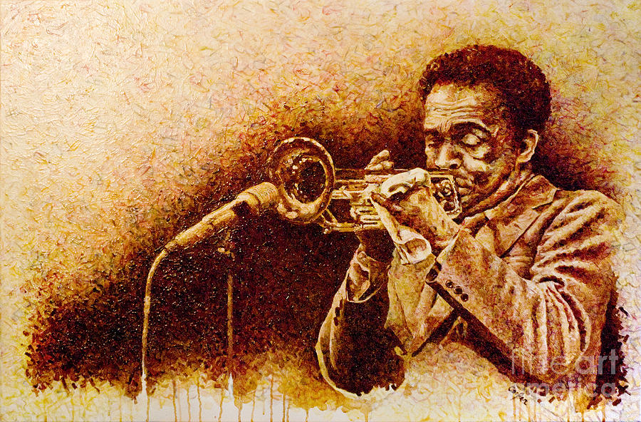 Jazz Painting - Just Add Ice by Brad Cooper