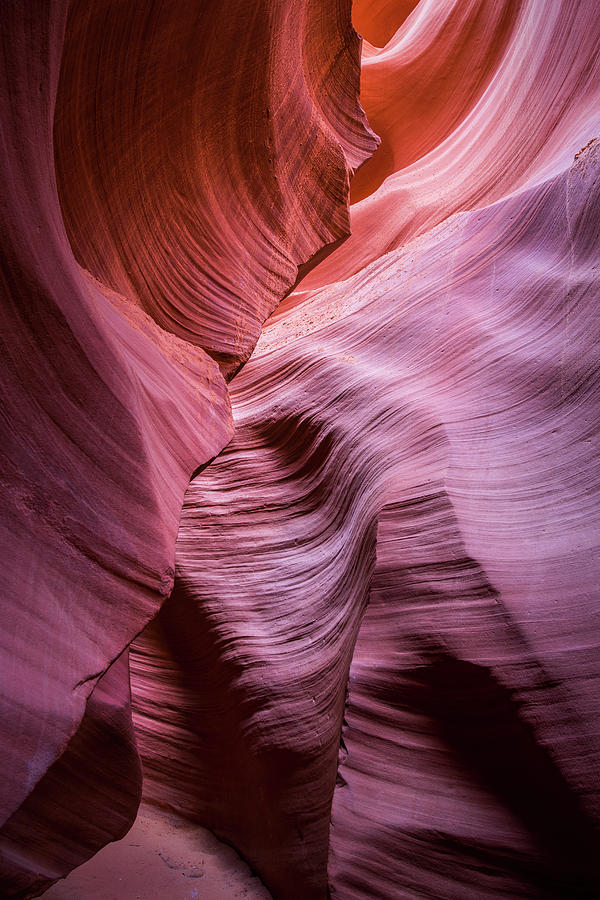 Antelope Canyon Photograph - Just Around the Corner by Jon Glaser