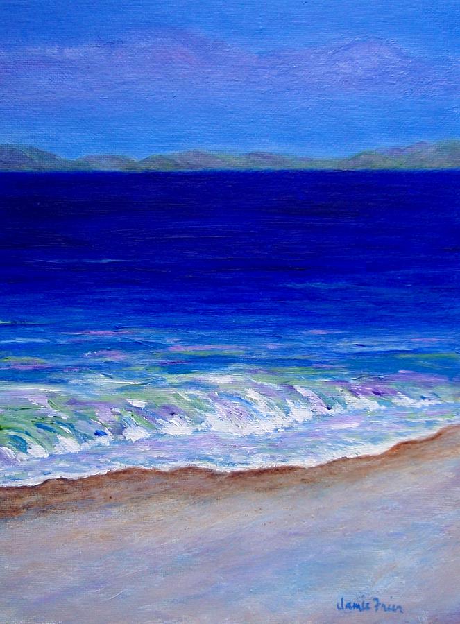 Just Beachy Painting by Jamie Frier