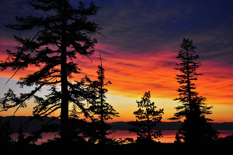 Just Before Dark - Lake Tahoe - Nevada Photograph by Bruce Friedman