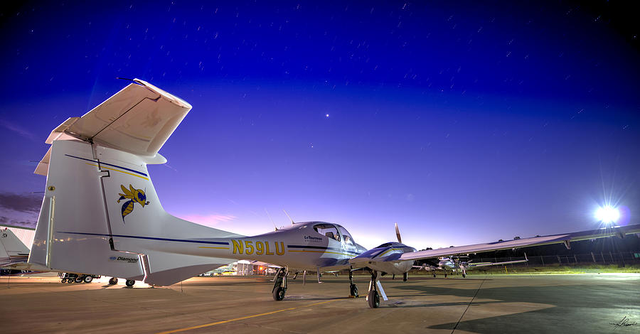 Aircraft Photograph - Just Before Dawn by Phil And Karen Rispin