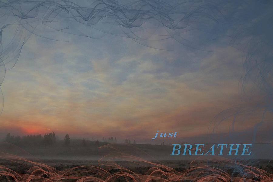 Just Breathe Digital Art by Nadine Berg - Fine Art America