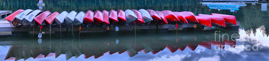 Just Canoes Photograph by Adam Jewell
