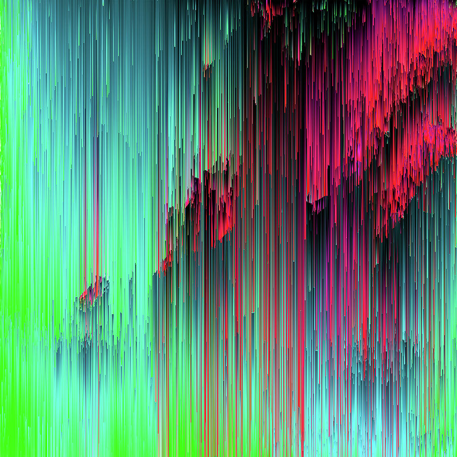 Just Chillin - Pixel Art Digital Art by Jennifer Walsh