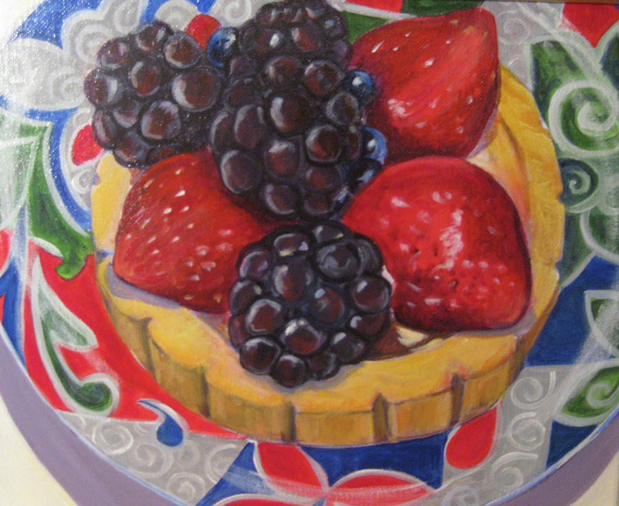Dessert Painting - Just Dessert by Bonnie Rosen