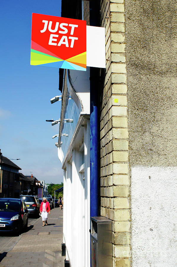 Just eat sign Photograph by Tom Gowanlock