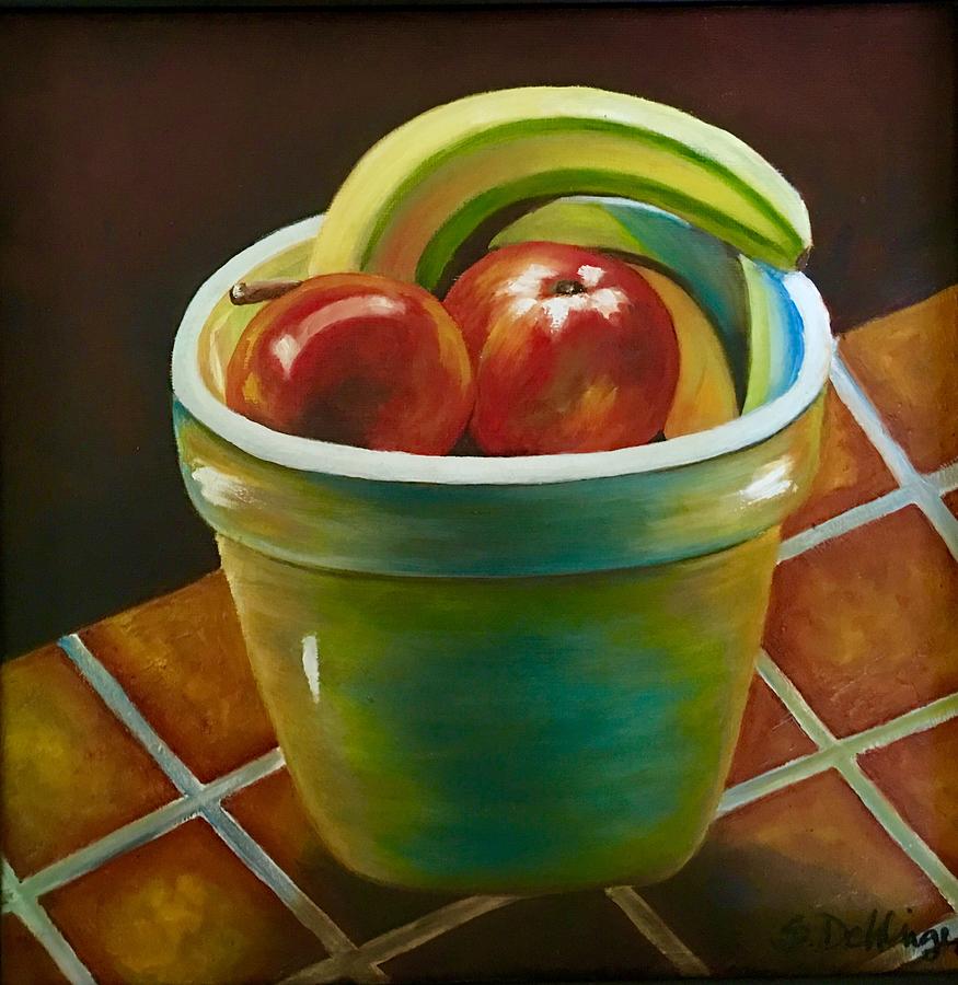 Just Fruit Reflections Painting by Susan Dehlinger