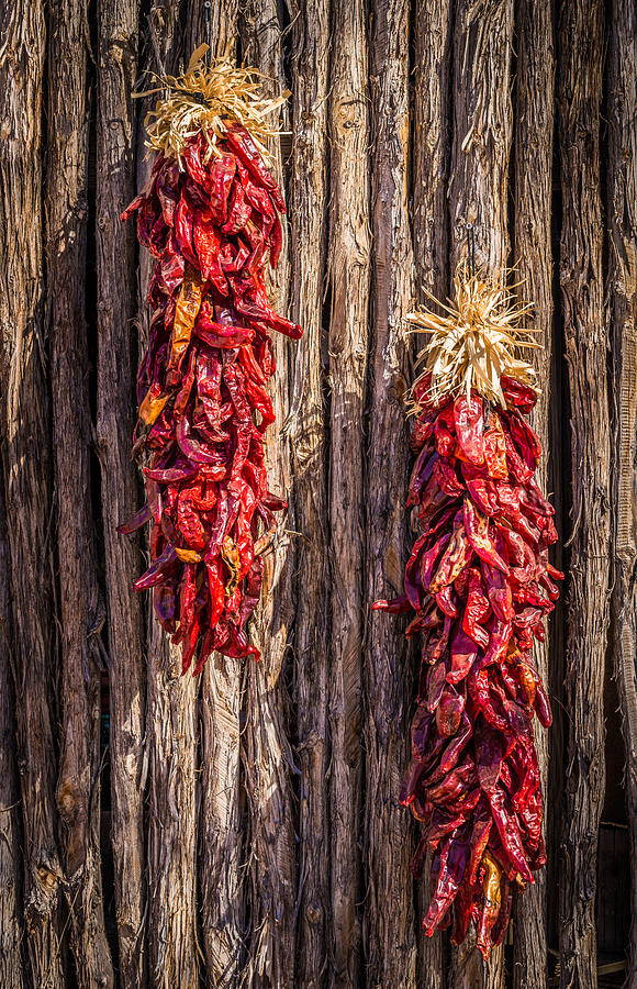 Just Hanging Around - New Mexico Chile Ristra Photograph Photograph by Duane Miller