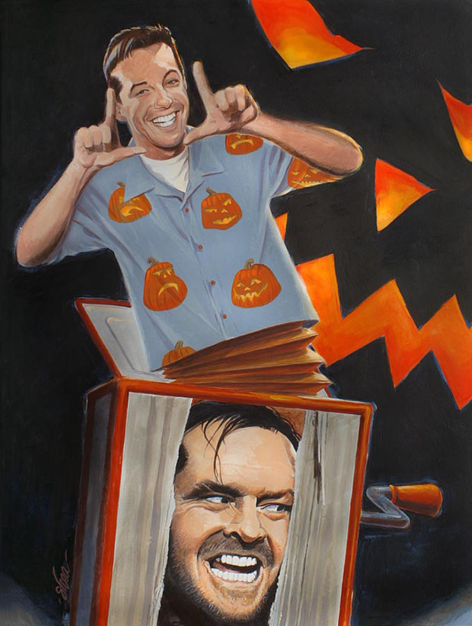 Jack Nicholson Painting - Just Jacks by Shawn Shea