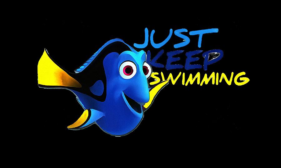 just keep swimming drawing