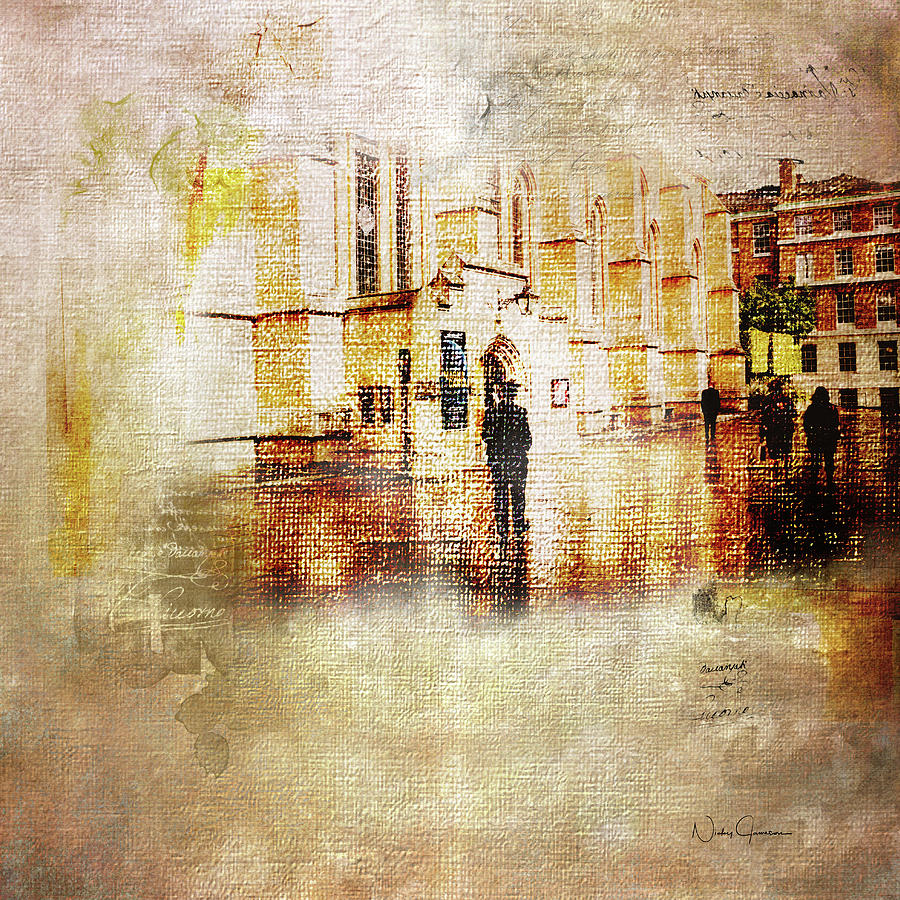 Just Light - Middle Temple Digital Art by Nicky Jameson