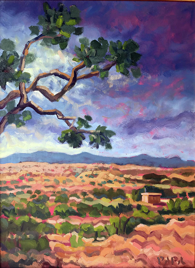 Just North of Santa Fe Painting by Ralph Papa