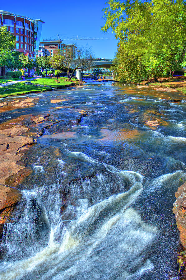Just Passing Thru Reedy River Greenville South Carolina Art Photograph by Reid Callaway