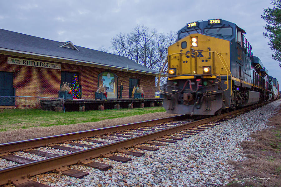 Just Passing Thru Rutledge Railroad Station Art Photograph by Reid Callaway