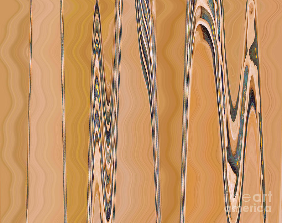 	Just Planed Marbled Woodgrain				 Photograph by Ann Johndro-Collins