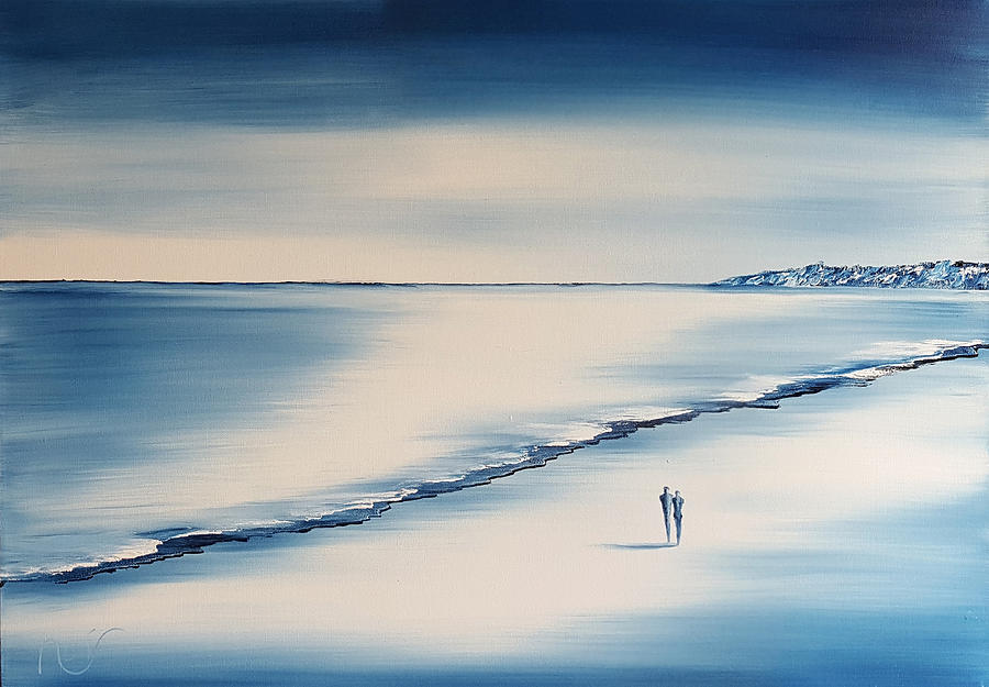 Just The Two Of Us, Soon To Be Three Painting by Russell Collins
