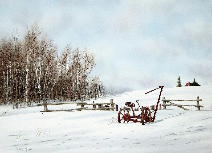 Just waiting for Spring Painting by Conrad Mieschke