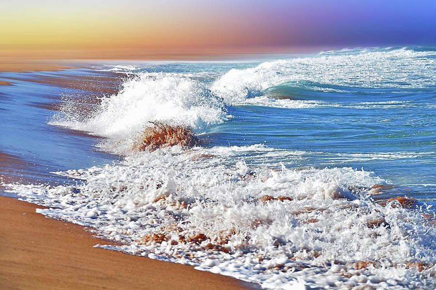 Just Waves by Kaye Menner Photograph by Kaye Menner