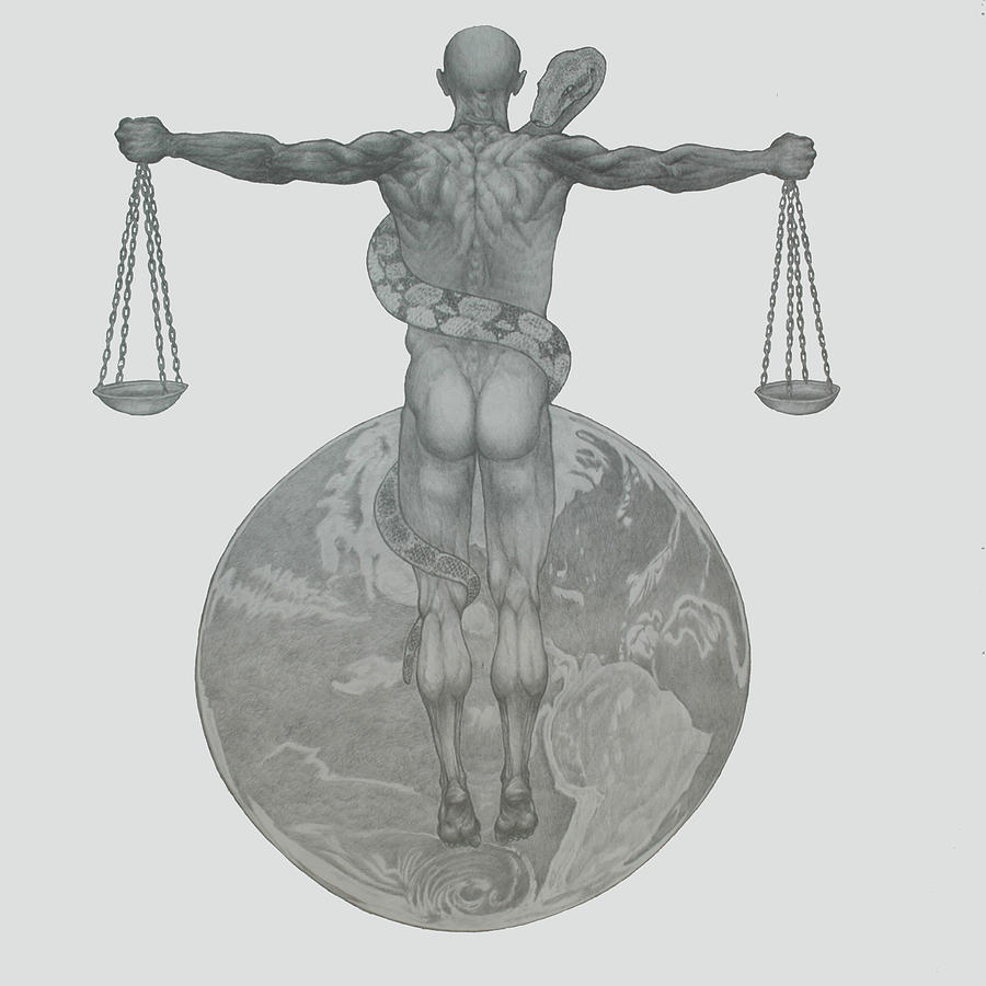 Justice Drawing by Desimir Rodic | Fine Art America