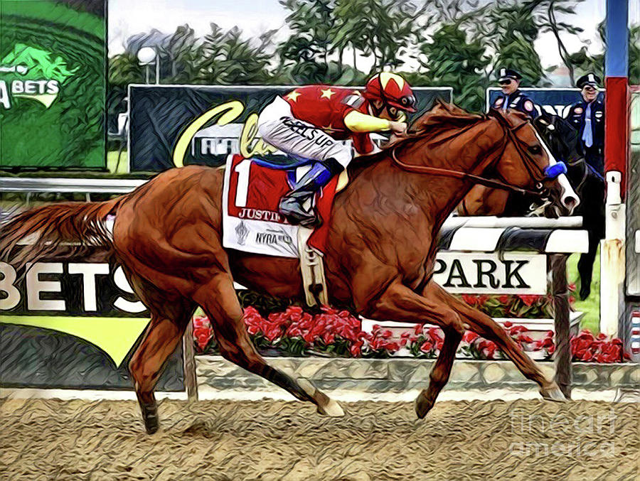 Justify Wins the Triple Crown Digital Art by CAC Graphics