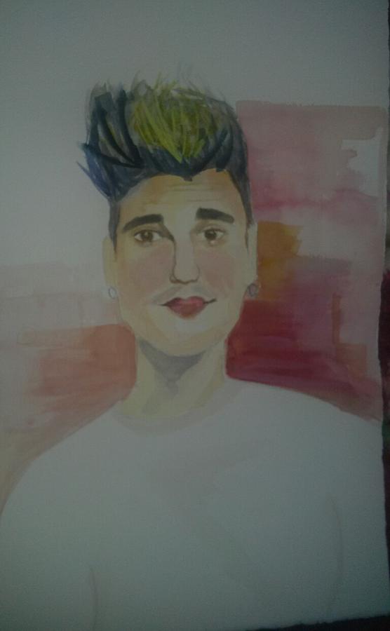 Justin Bieber Painting by Anna Pezhman