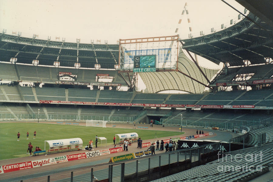 Juventus - Stadio delle Alpi - East Goal Stand 2 - September 1997 Photograph by Legendary Football Grounds