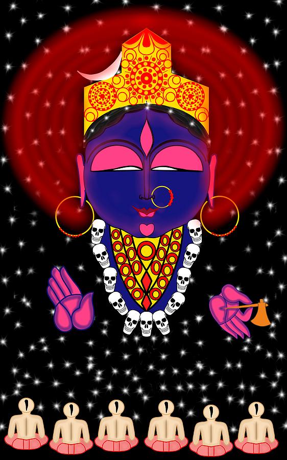 Kali Painting - Kaalika by Pratyasha Nithin