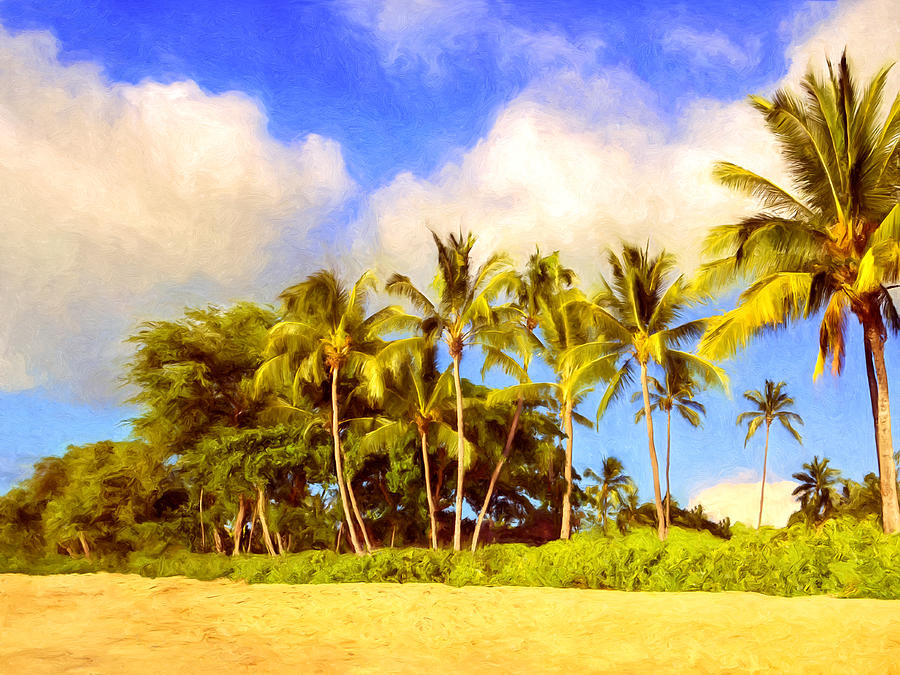 Kaanapali Beach Maui Painting by Dominic Piperata