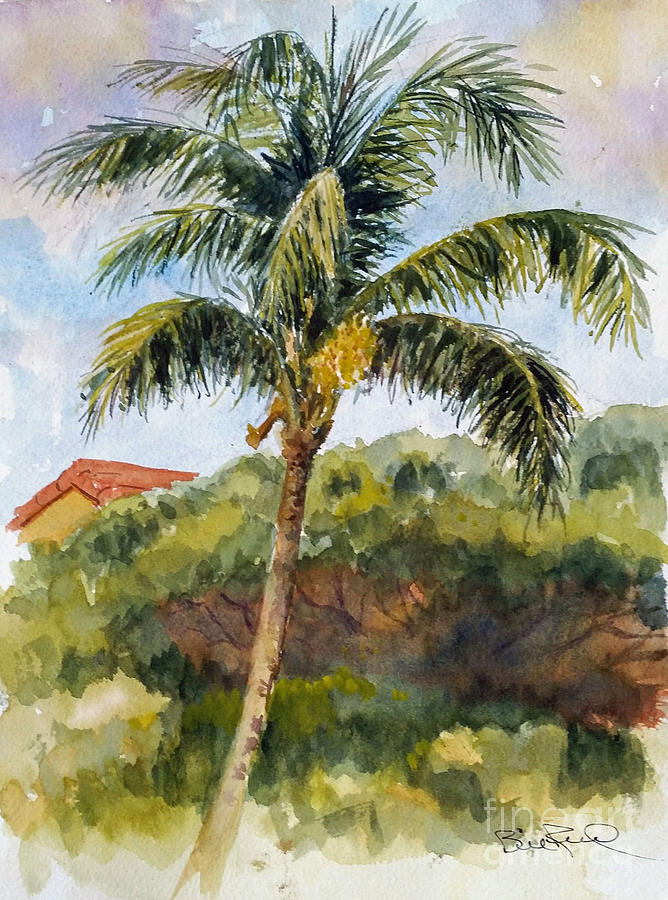 Kaanapali Palm Painting by William Reed