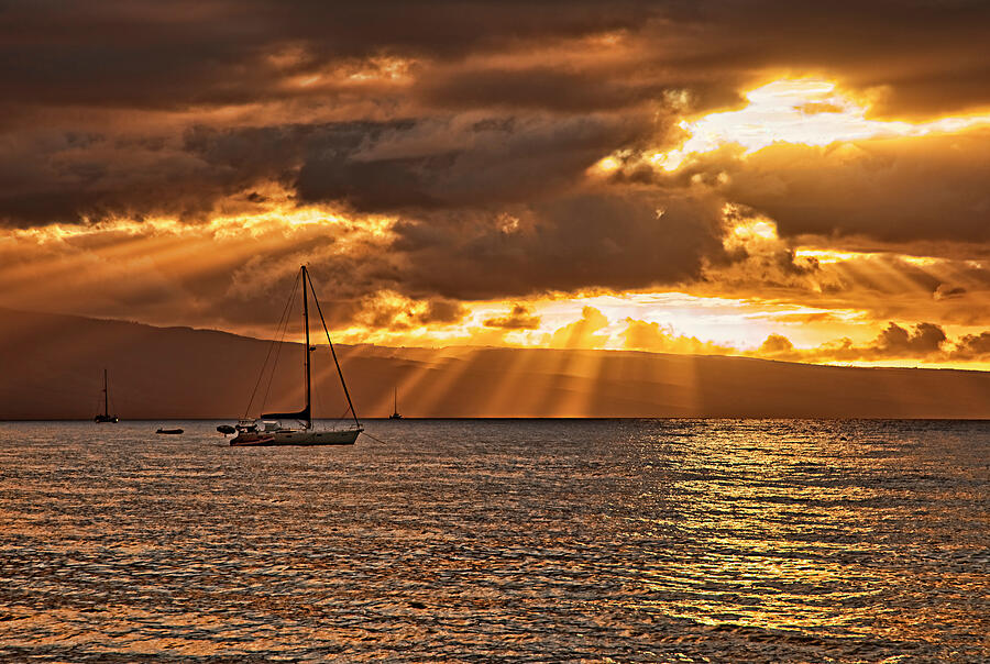 Landscape Photograph - Kaanapali Sunset by Marcia Colelli Landscape Photograph - Kaanapali Sunset by Marcia Colelli