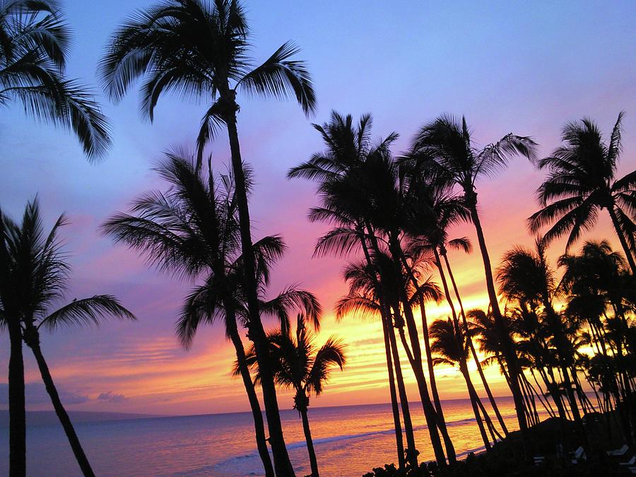 Kaanapali Sunset Photograph by Transformagical Art - Pixels