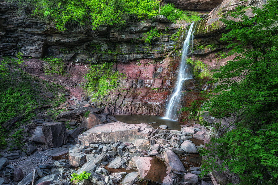 Landscape Photograph - Kaaterskill Falls 2 by Mark Papke