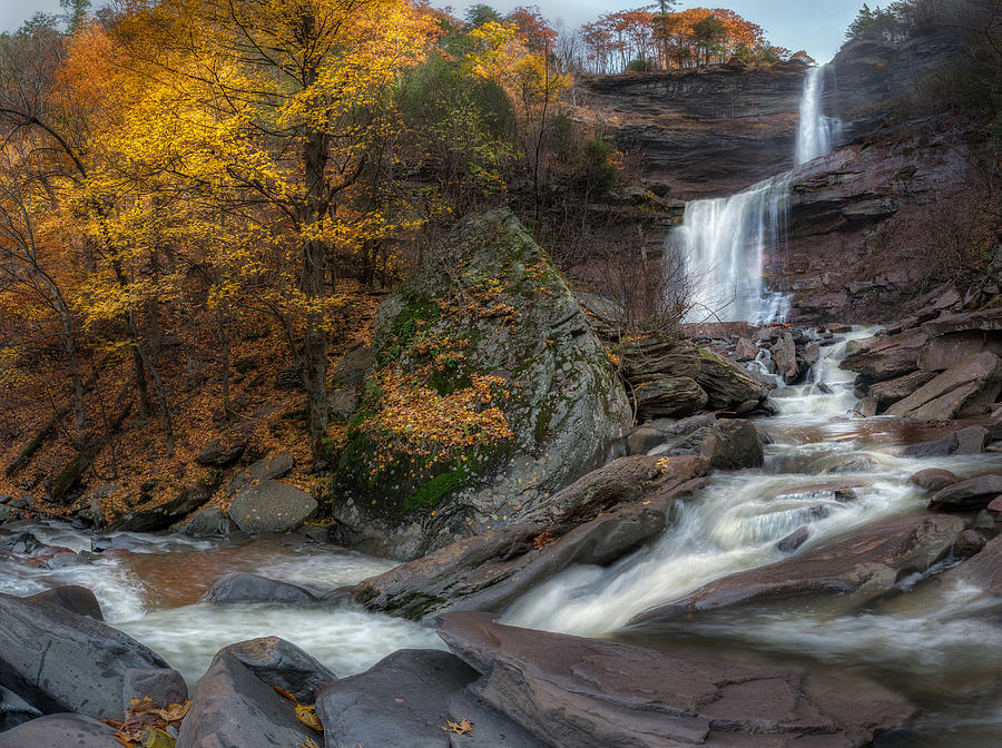 Waterfall Photograph - Kaaterskill Falls Autumn by Bill Wakeley