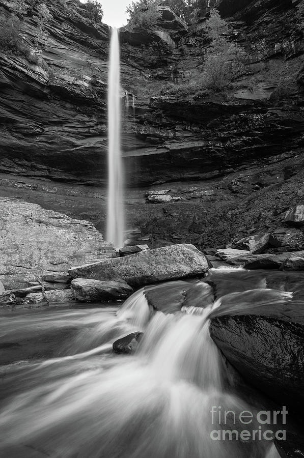 Kaaterskill Shadows - New York Waterfall Photograph by JG Coleman
