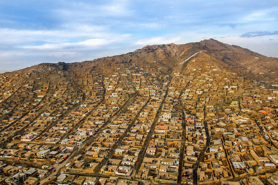 Kabul Mountain Homes Photograph by SR Green