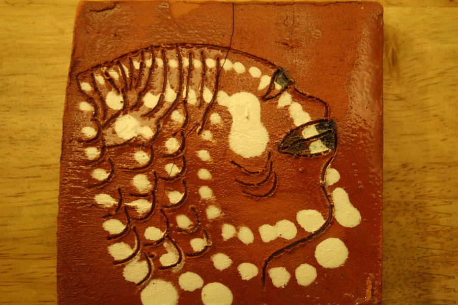 Kaddu - Tile Ceramic Art by Gloria Ssali