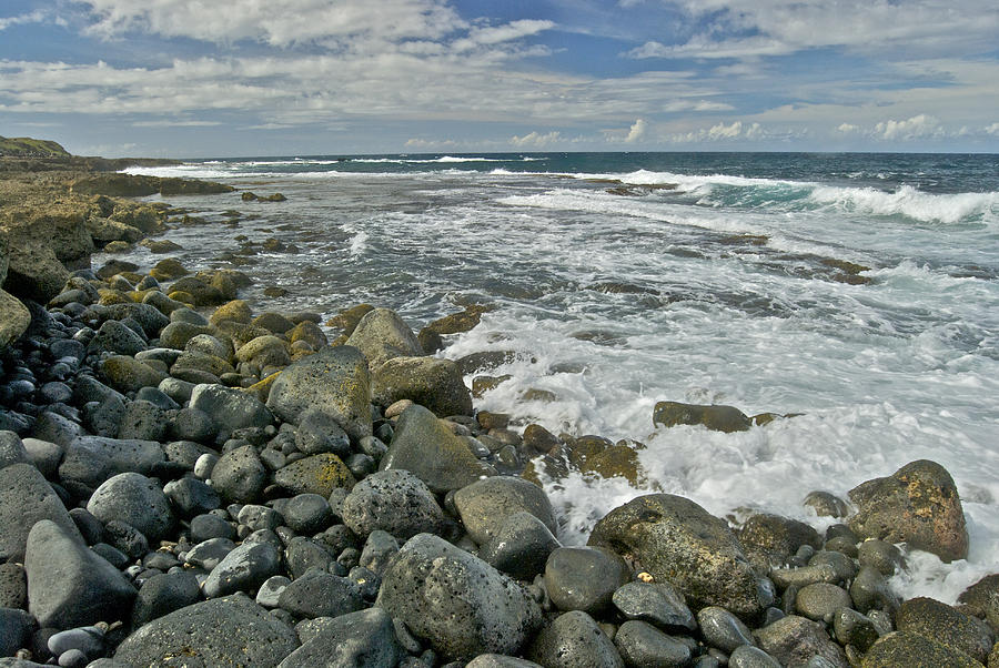 Kaena Point Shoreline Photograph by Michael Peychich