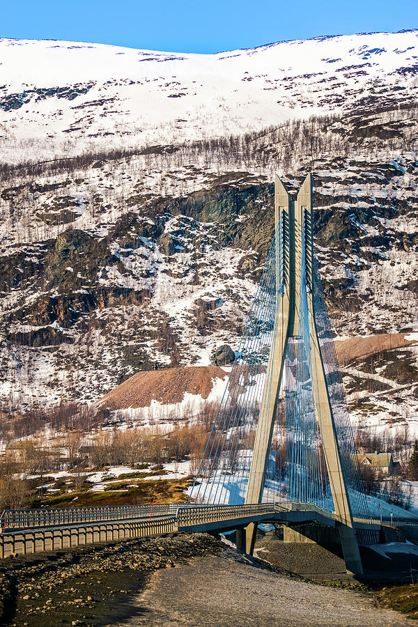 Kafjord Bridge Alta Norway Photograph by Adam Rainoff
