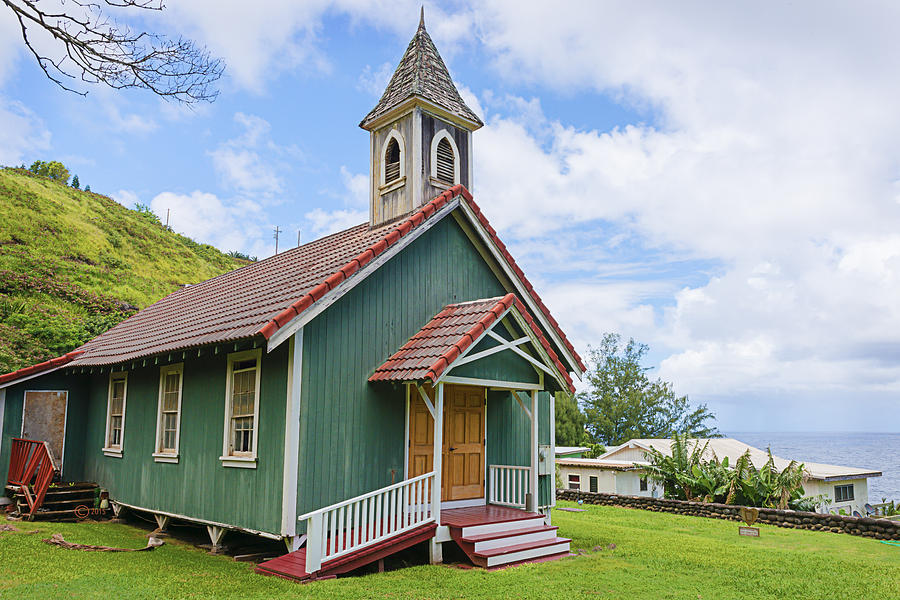 Kahakuloa Congregational Church Photograph by Jim Thompson