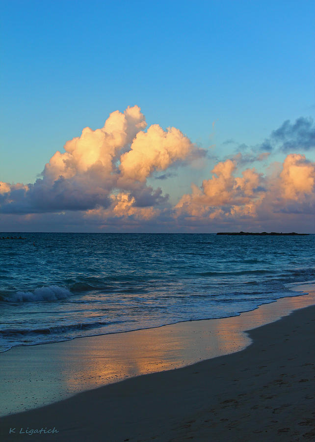 Kailua Beach Clouds Photograph by Kerri Ligatich