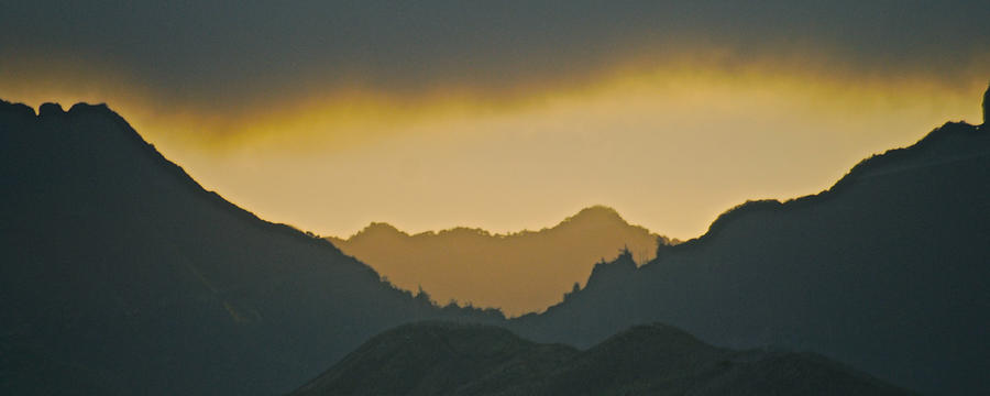Sunset Photograph - Kailua Sunset by Michael Peychich