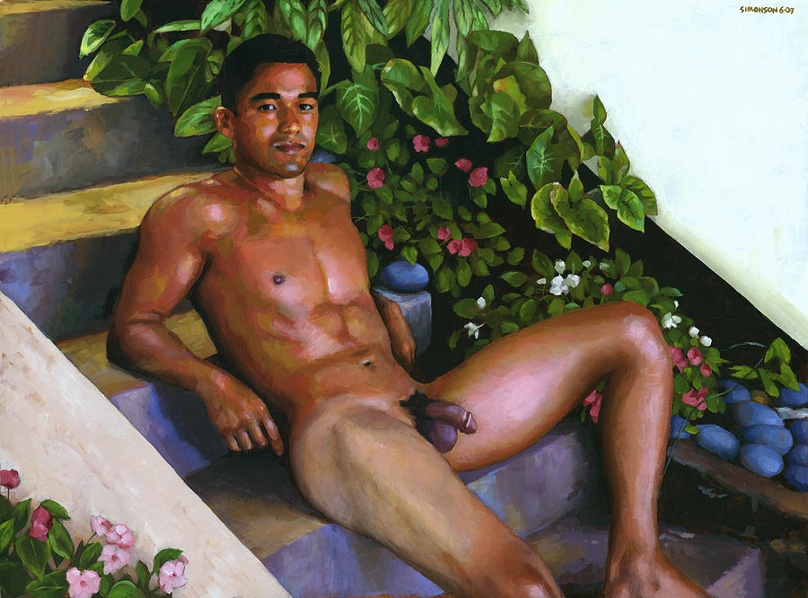 Tropical Male Nude The Art Of Douglas Simonson.