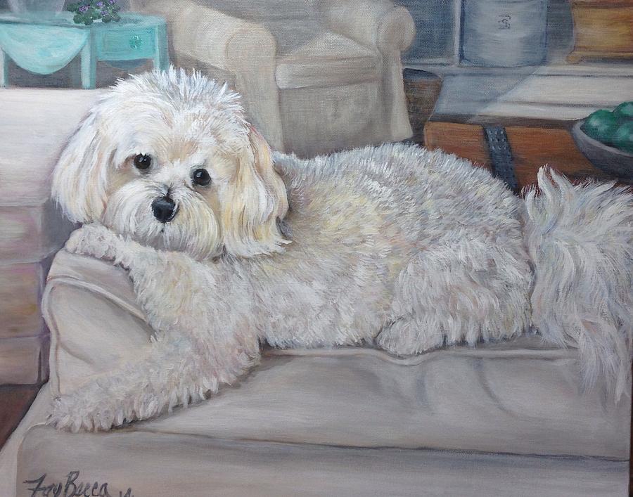 Maltese Painting by FayBecca - Fine Art America