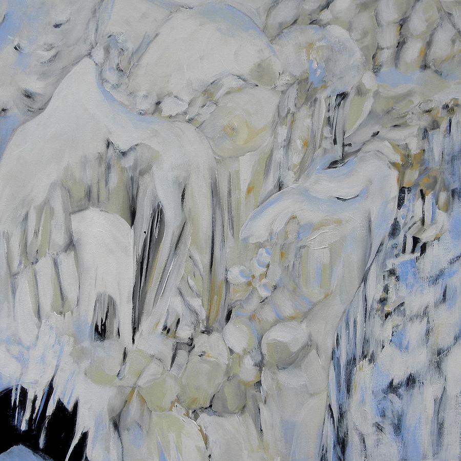 Waterfall Painting - Kakabeka Falls Frozen 1 by Patricia Bigelow
