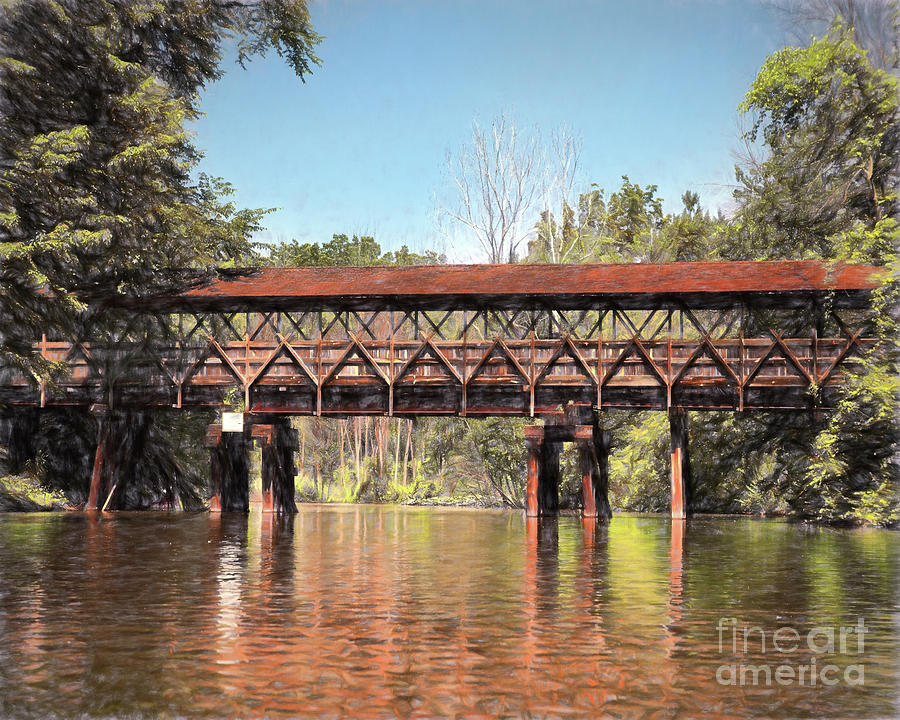 Kal-haven Trail - Donald F. Nichols Covered Bridge Photograph